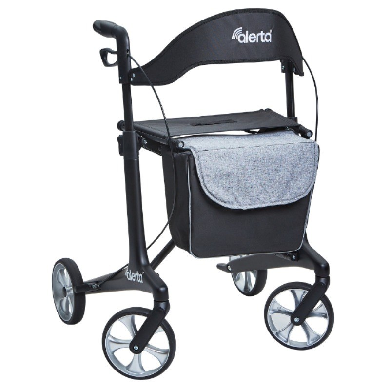 Alerta ALT-R016 Lightweight Four-Wheel Carbon-Fibre Rollator