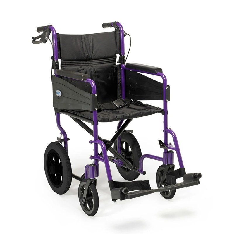 Days Escape Lite Wide-Width Transit Wheelchair (Purple)
