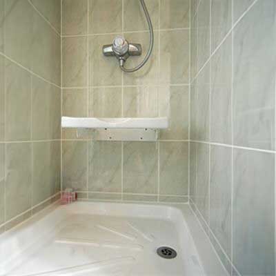 Antibacterial Drop Down Shower Seat