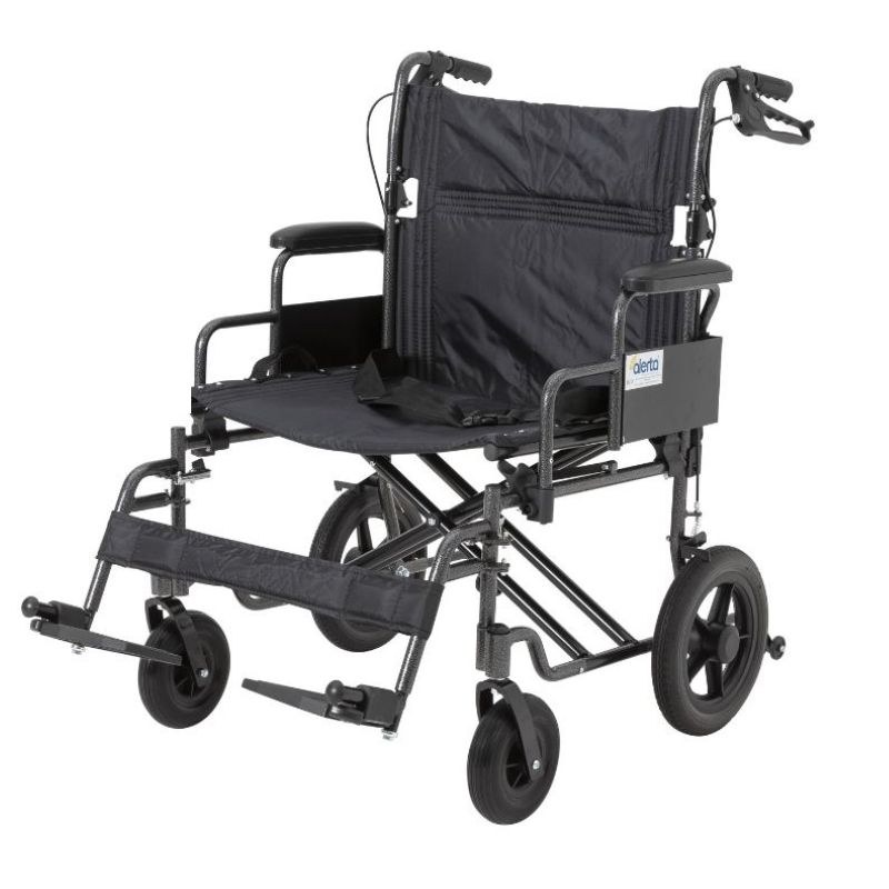 Alerta Medical Wide Heavy-Duty Car Transit Wheelchair